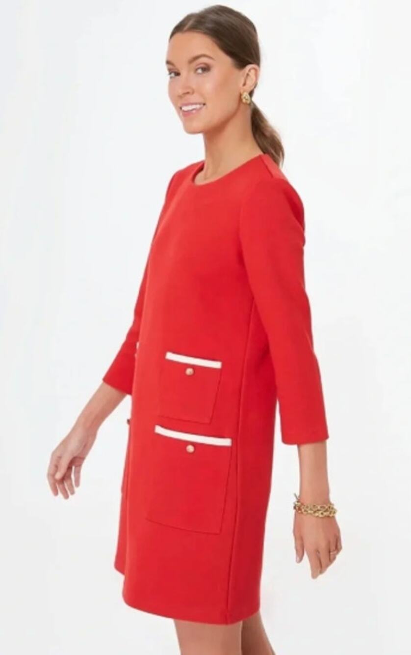 Tuckernuck Francoise Mod Mini Red Dress Size S small